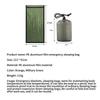 Borsa da campeggio per persona singola da esterno 213 * 91 cm, sacco a pelo in film di alluminio PE, tenda di emergenza sportiva, sacco a pelo, calore, emergenza