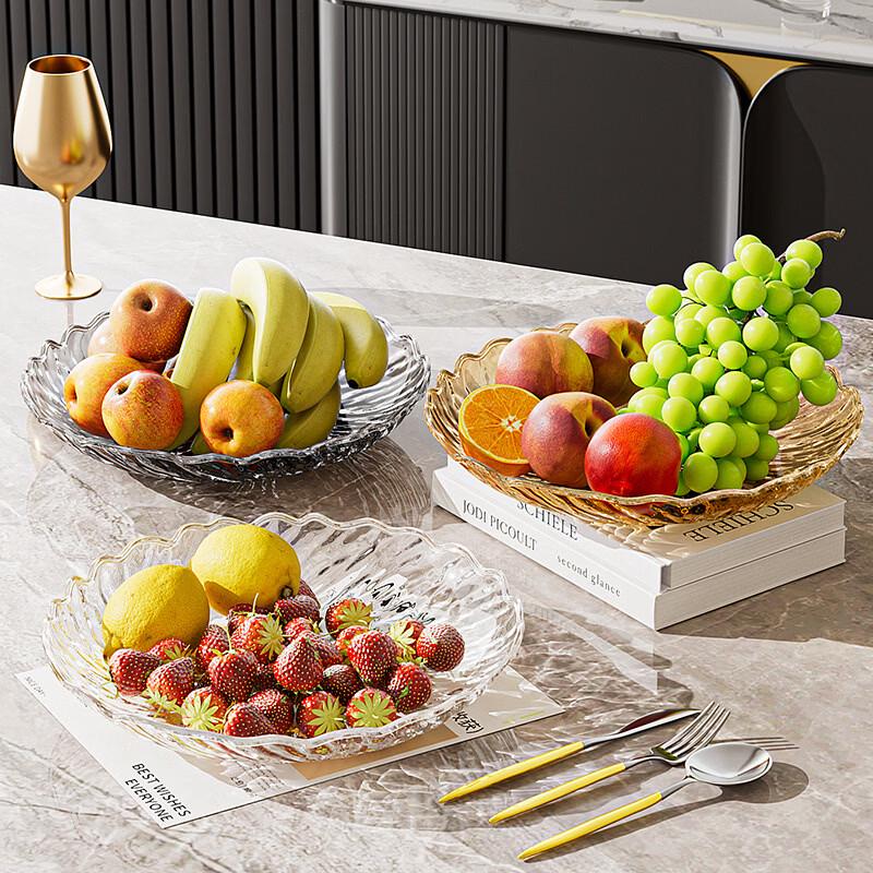 Kapa Bear Lace Edge Transparent Fruit Plate Set