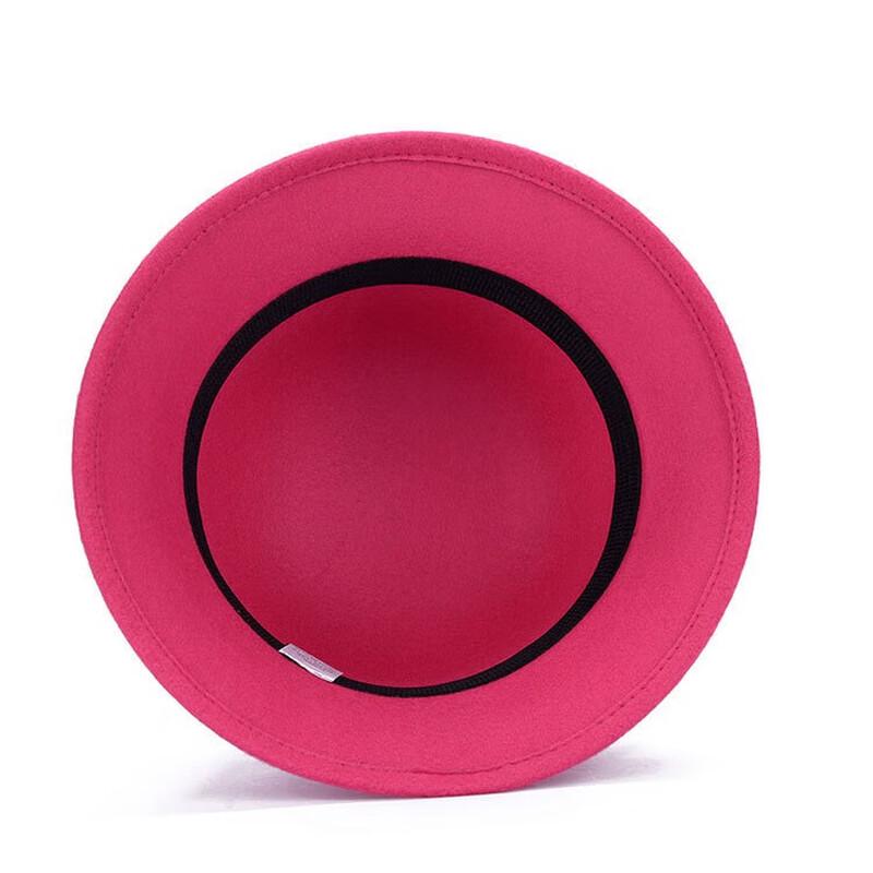 ZHENYUEQI Women's Retro Winter Wool Blend Bucket Hat