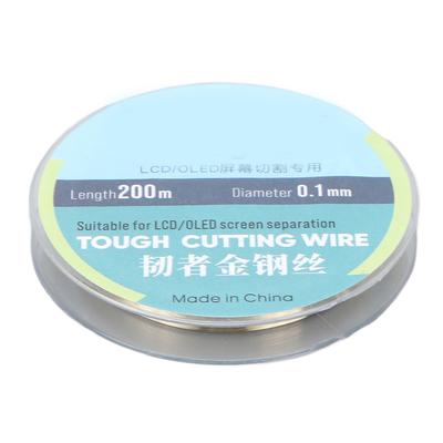 200M Handy LCD Bildschirm Schneidlinie Hochharter Stahl Handy LCD Bildschirm Trenndraht 0,1mm