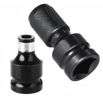 Clé à douille à cliquet hexagonale de 1/2 "carré à 1/4", adaptateur, jeu de clés, convertisseur d'entraînement, outil d'impact, changement rapide, kit de conversion de mandrin de forage à tige