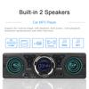 Auto-radio Car Radio Bluetooth Hands-free Built-in 2 Speakers AUX Input 1 Din Digital Clock MP3 Player FM Audio USB TF Card
