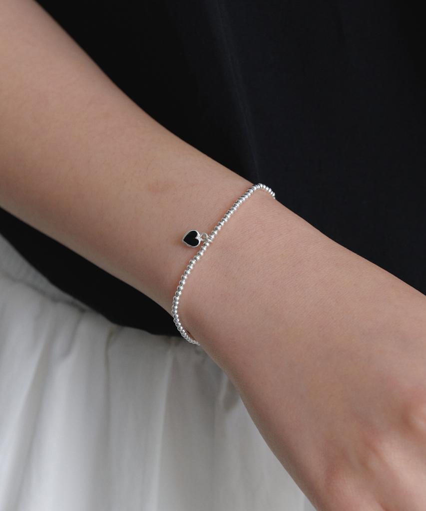 Byweekend Black Heart Free Bracelet