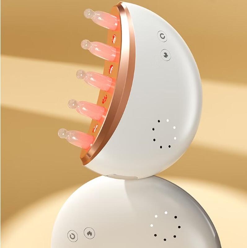 

Ke Ai Yuan Su Jade EMS Microcurrent Scalp Massager Comb