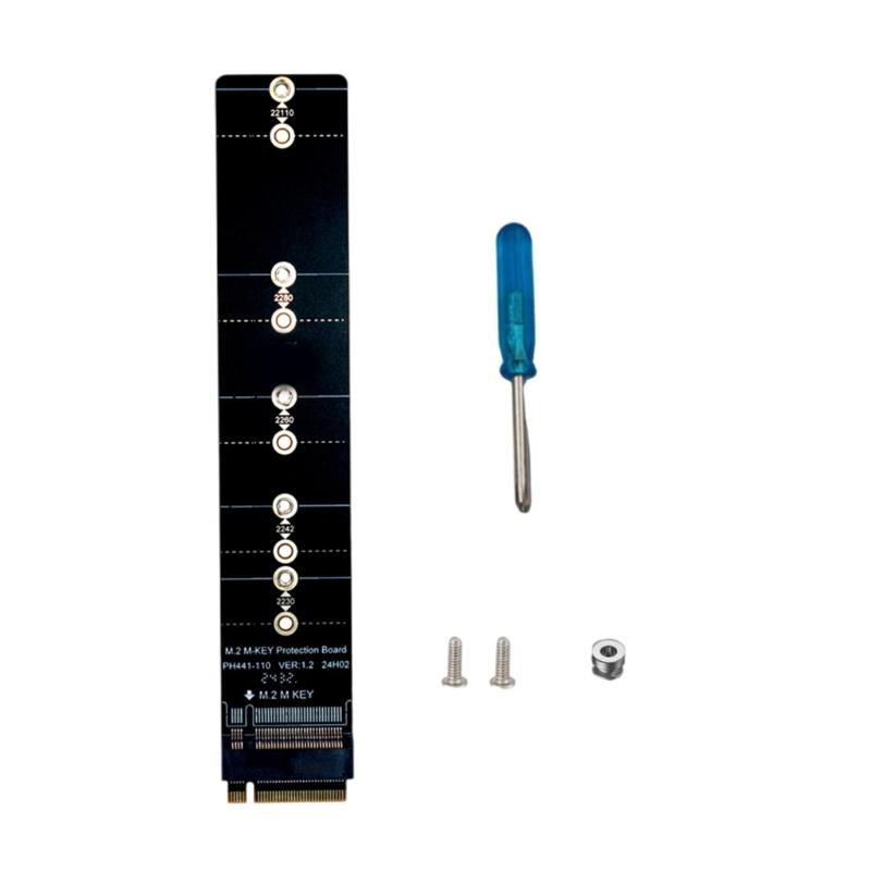 M.2 NVMe Solid Disk Adapter Card, Support 2230 To 22110 Full Size Disks PCIE 4.0 Fast Speed Expansion Easy Installation