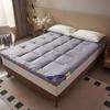 Funda de Colchón Antideslizante Rayada Estilo Hotel - Gruesa, Suave, Plegable Ropa de Cama para Uso en Casa o Estudiantes