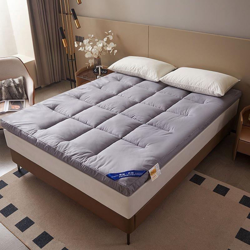 Funda de Colchón Antideslizante Rayada Estilo Hotel - Gruesa, Suave, Plegable Ropa de Cama para Uso en Casa o Estudiantes