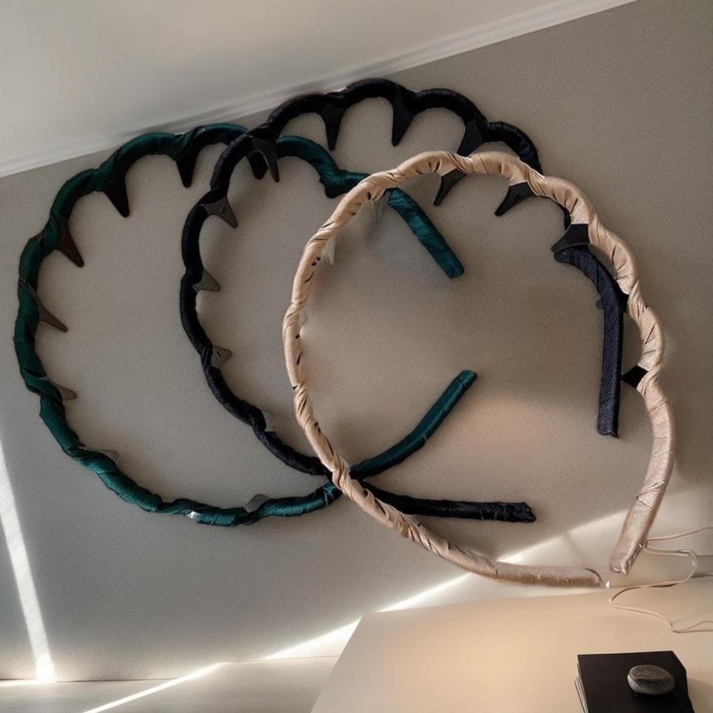 Vintage High Cranium Artificial Hairband Retro High Skull Hairband 3 Piece Fashion Accessories Headwear Retro Simple Headband