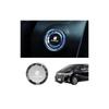 LUMIMAN Push-to-Start Switch, Crystal Engine Start Cover, Start Button Cover for Toyota Alphard (30 Series), Interior Parts, Dress-Up, Crystal-Like