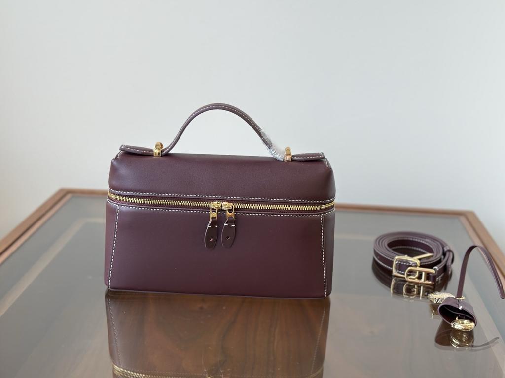 LP23 Cowhide Top Layer Leather New Style Genuine Leather Fashion Small Square Bag Single Handle Crossbody Womens Bag All-Match