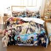K Project Mikoto Suoh No Blood! No Bone! No Ash! Bedding Set Cartoon Anime Three-piece Set Adult Kid Bedroom Duvet Cover Sets
