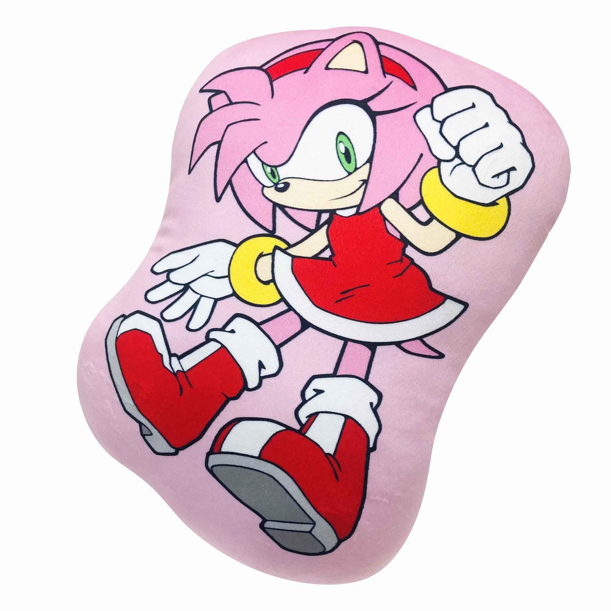 MORIPiLO Sonic and Emmy Body Pillow Soft and Soft to the Plush Nap Morishita Makura (Soft Die-Cut Cushion) Touch, Toy, Pillow, Pink, 40x40x10cm,