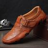New Moccasins For Men Crocodile Men's Shoes Breathable Large Size Men's Driving Shoes