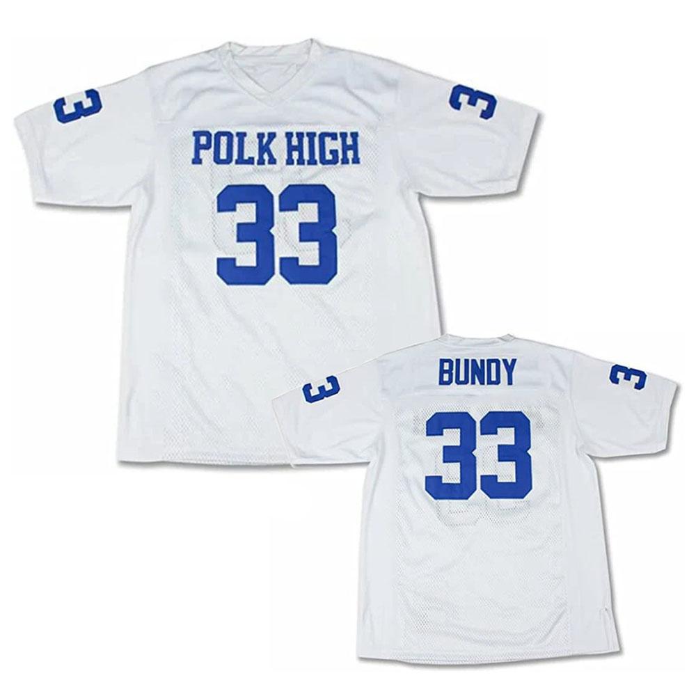 Al Bundy Polk High 33 Football Jersey Married with Children T-shirt Short Sleeve Summer V-neck Tshirts Unisex Streetwear Print