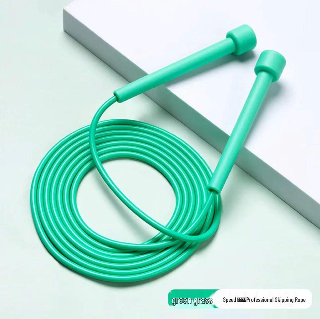 Adjustable Children's Bamboo Beaded Jump Rope for Fitness