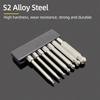 Ball End Hex Screwdriver Bits Set 1/4” Inch Screw Driver Drill Bit Shank Magnetic S2 Steel 65/100mm Ratchet Wrench Hand Tools