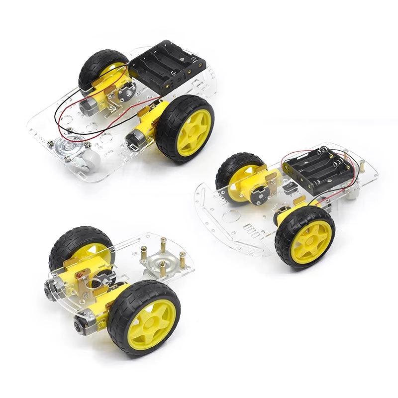 Diy Avoidance Tracking Motor Smart Robot Car Chassis Kit With Speed Encoder Battery Box 2Wd 4Wd Module For Uno R3