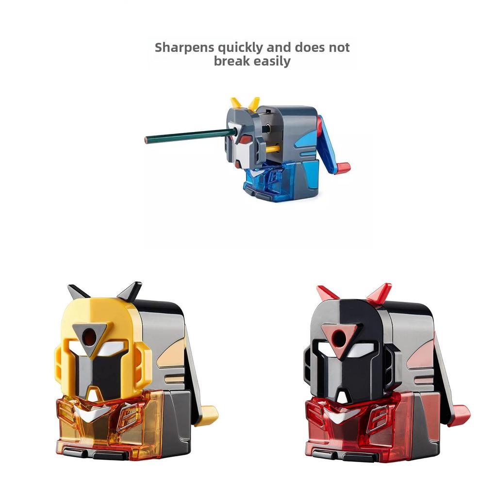 Gundam Childrens Manual Pencil Sharpener With Durable Plastic Construction For School Use