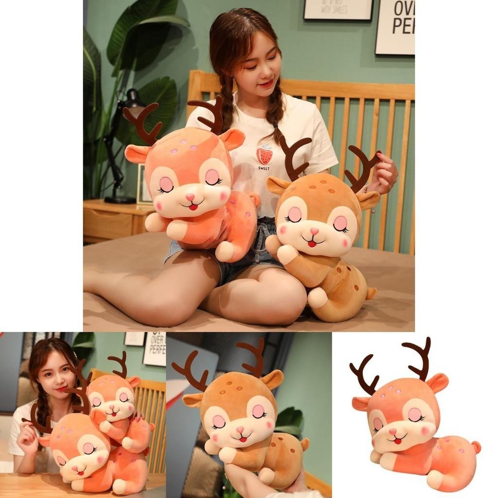 Dreamy Deer Plush Toy Soft And Cuddly Stuffed Animal Crystal Ultra Soft Perfect Gift For Young Adults