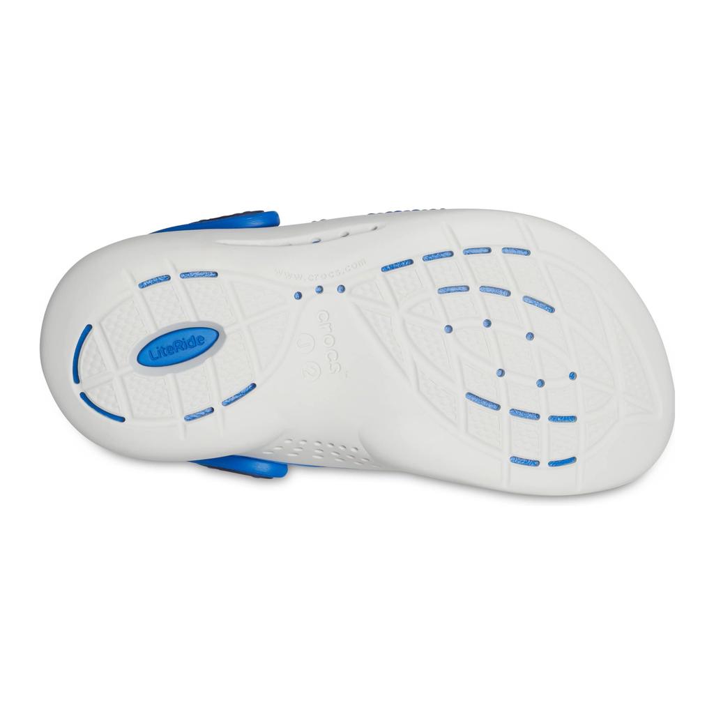Crocs Literide Casual Versatile Durable Breathable Clogs Non-Slip Sandals Kids Sandals Deep-Blue 207021-4KB