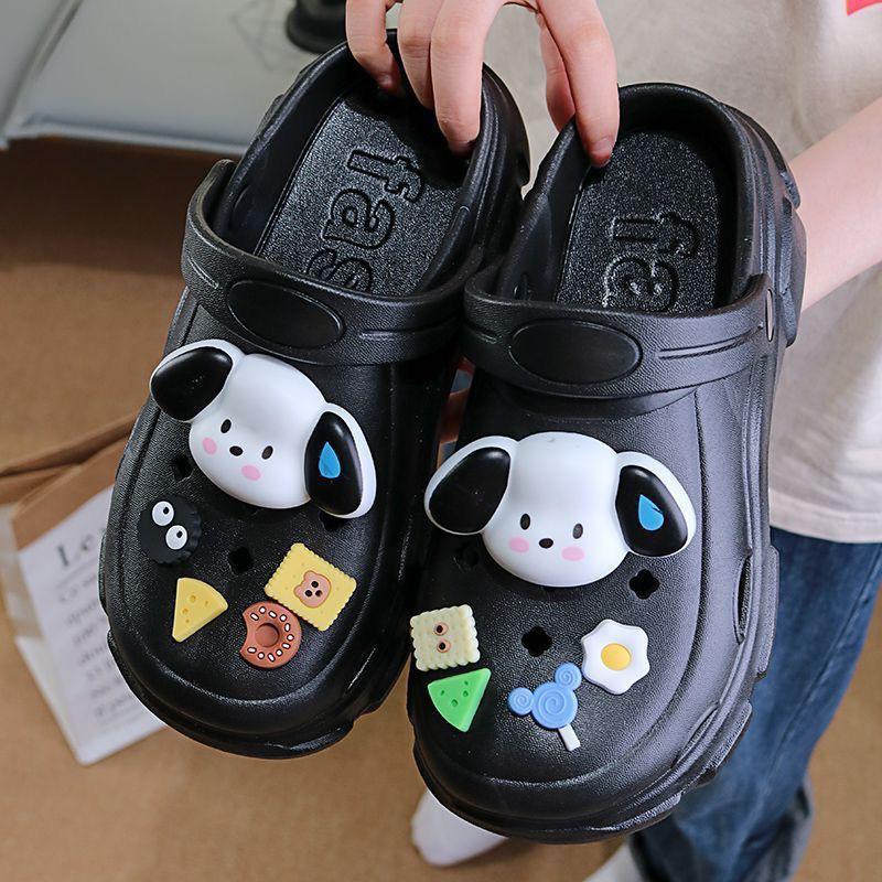 Sabotți cu talpă groasă pentru femei, care adaugă înălțime: Elegant, Antiderapant, Respirabil, Cu vârf închis pentru Exterior, Birou, Sală de operații sau pentru Purtare de vară.