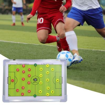 1 conjunto de placar de treinamento de futebol apagável com caneta apagável treinadores profissionais marcador treinamento escrita tablet para árbitro de futebol tático