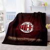 Ac Milan Personalized Name Blanket Multi-purpose Customizable Blanket Warmthful Decor Throw For Sofa Chair Office Couch All-Season Use