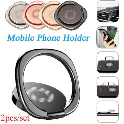 Aluminiumlegierung Ultra Dünner Fingerring Halter Auto Halterung 360 Grad Drehung Tisch Handy Ständer