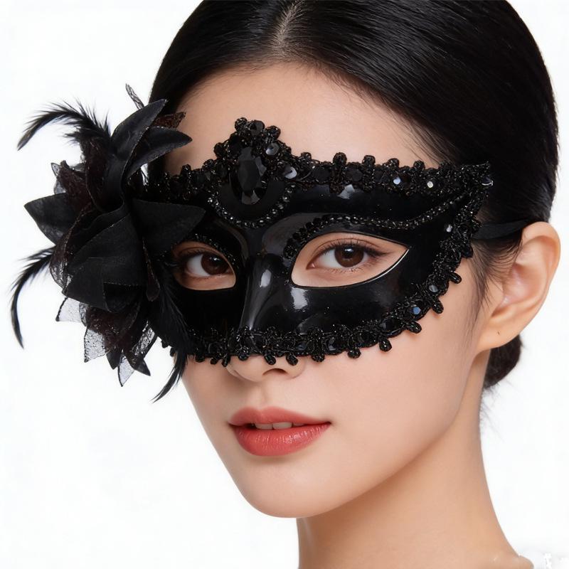Women's Halloween Masquerade Ball Half-Face Mask for New Year's Eve - Adult Princess Style
