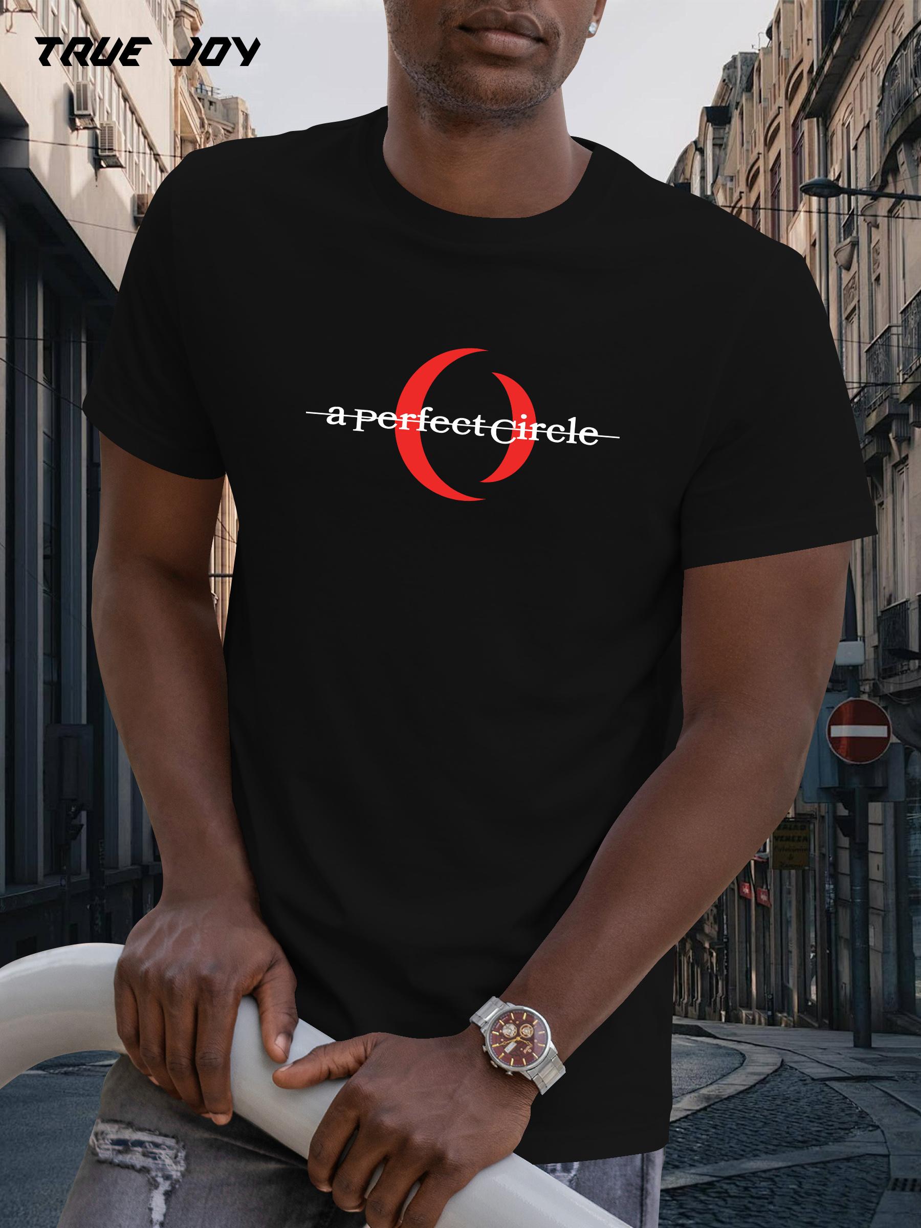 

A Perfect Circle Band Logo T-shirt - Casual Short Sleeve Crew Neck M