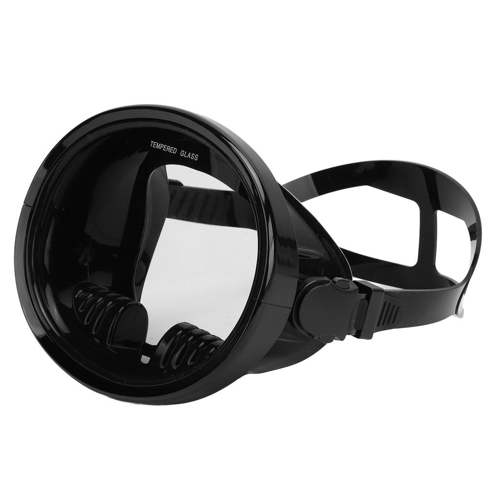 Universal Diving Goggles Tempered Glass Lens Waterproof HD 180 Degree Panoramic Field Of View Snorkeling Silicone
