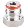 1/4in FFL Beer Keg Connectors 19/32in‑18 UNF Keg Adapter Parts Plug Adapter Connector  Bar