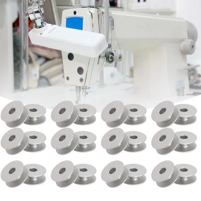 100Pcs Metal Bobbins For Flat Embroidery Car Sewing Machine Replacement Accessories 40264A Flat  272152A Slope