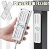 360 Degree Rotation Sockets Wall Holders Charging Socket Shelf Wall-mounted Seamless Power Strip Holders Sticker Holder Fixer