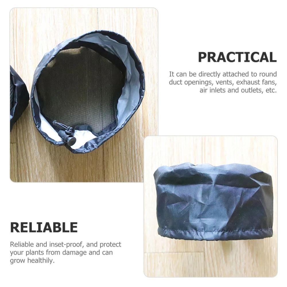 2Pcs Insect Proof Duct Filter Cover Elastic Band Ventilation Covers Grow Tents Vent Cover  Salon