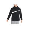 Club Fleece Kangaroo Pocket Contrast Hoodie with Printed Logo Men Hoodie Black DQ4897-010