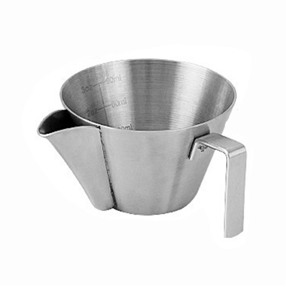 304 Stainless Steel Coffee Scoop Cup With Measurement Lines For Precise Pouring And Cooking Accessories Silver