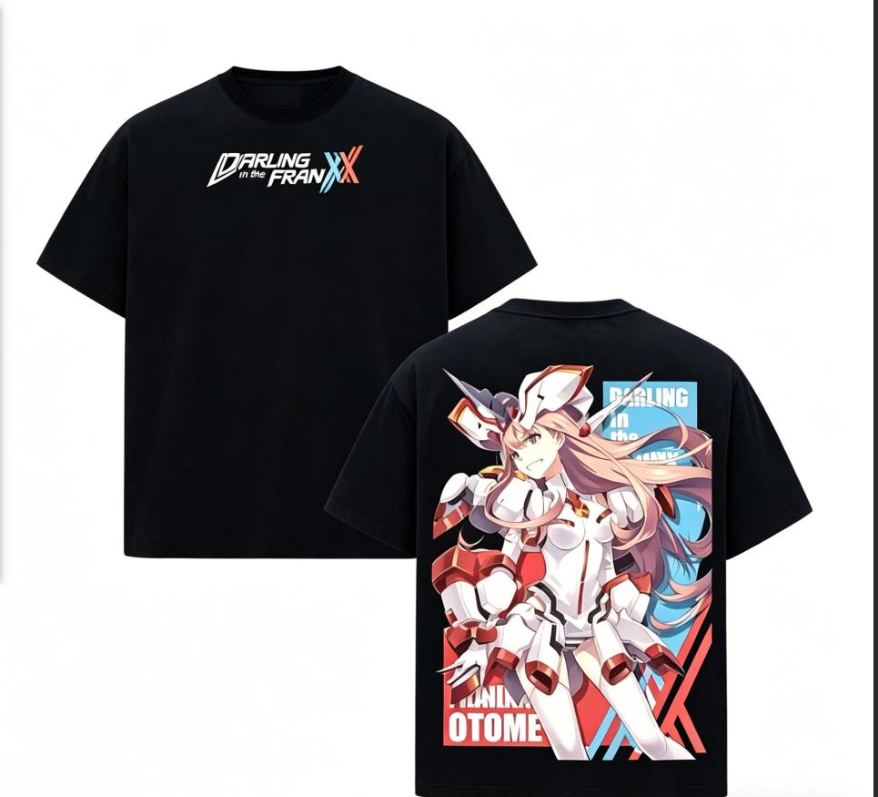 Darling in the Franxx Zero Anime Lover T shirt Year round clothing personality Clothes Plus Size Unisex New Model Couples high quality soft