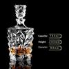 Crystal Glass Wine Red Bottle + Cups Wine Decanter Whiskey Liqour Pourer Home Bar Vodka Beer Bottle Jar Jug JR