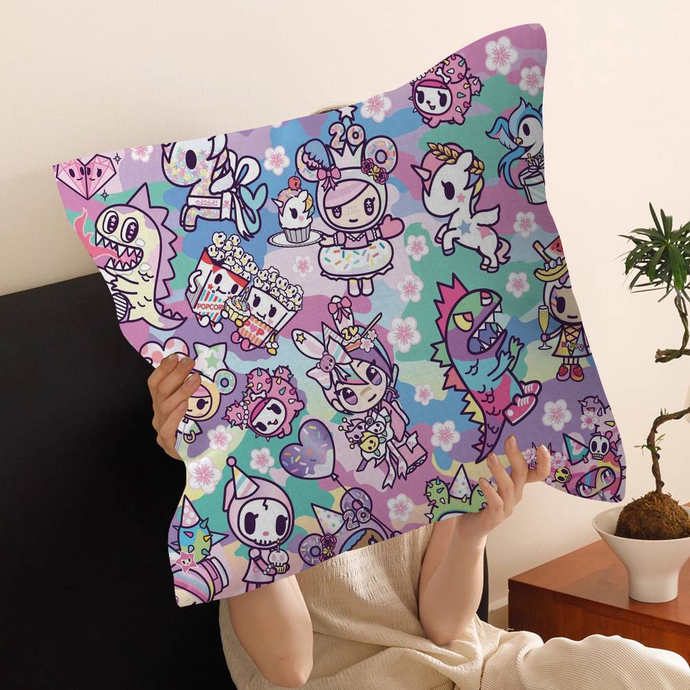 Japan Anime Tokidoki Pillow Gifts Home Office Furnishings Bedroom Sofa Car Cushion Cover Case 45x45cm