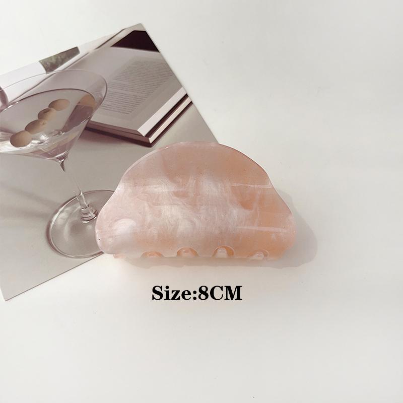 

Градиентный цвет Захват Корейское издание Большой акриловый зажим для волос Женский минималистичный зажим для волос сзади Зажим-акула