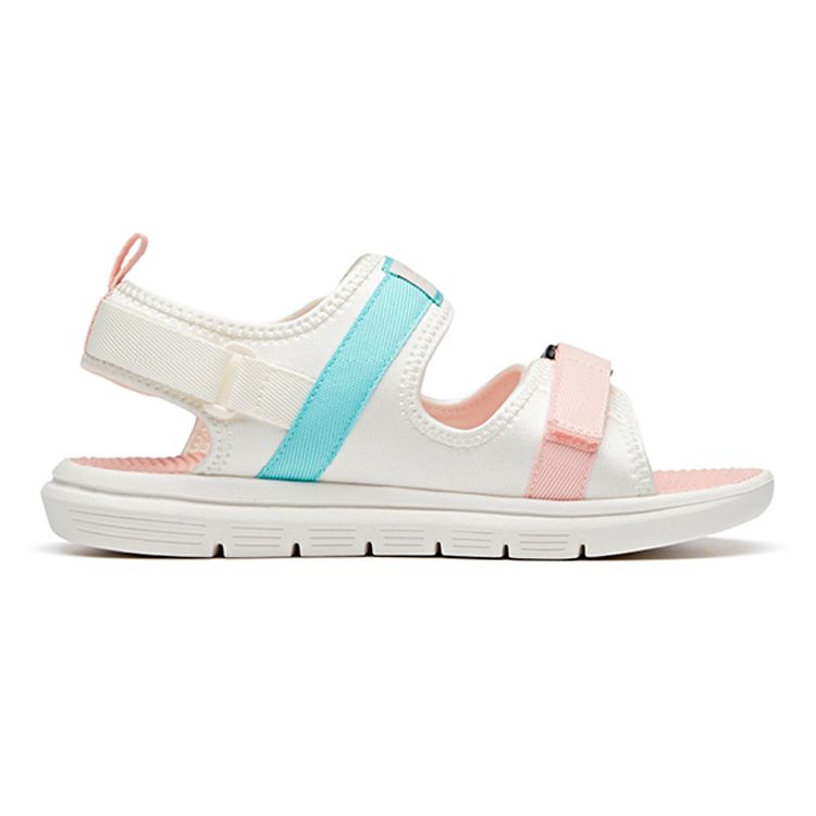 Anta Beach One Strap Flat Sports Sandals Kids Sandals Pink White A33026605-5
