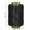 12Pcs Thread Spool Polyester Sewing Thread Black Hand Sewing Thread  For Quilting