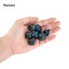 7 Pcs Blue Silver Double Swords Metal Dice Solid Polyhedral Dice Set Suitable for Role-Playing RPG   Pathfinder Board Game