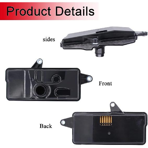 Automatic Transmission Filter Oil Pan with O-Rings Compatible with Honda Civic 2014-2019 Fit 2015-2019, HR-V 2016-2017, Replaces# 25420-5T0-003,