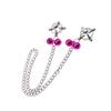 Cha Qu Crystal Chain Breast Clamps - Adult Passion Accessories for Couples