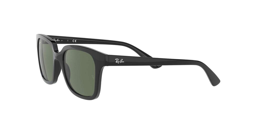 Ray-Ban Junior Sunglasses RJ9071S 100/71 Black / Dark Green 48