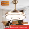 Smart Inverter LED Ceiling Fan Light with Full Spectrum Eye Protection - Modern Minimalist Design for Bedroom, Living Room, Dining Room