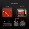 Professional Grade Speaker Crossover with Double Filtering Magenta 2 Crossover 3.3uF/3uF 2 Speaker Crossover for DIY