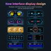 P4 HUD Newest Head Up Display Auto Display OBD2+GPS Smart Car HUD Gauge Digital Speedometer Odometer Slope Meter Security Alarm